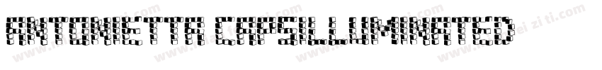 Antonietta CapsIlluminated字体转换